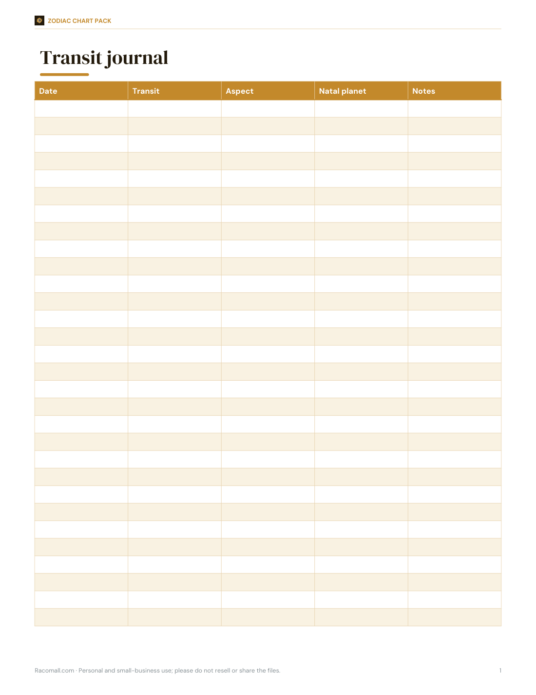 Preview of the first page of Transit journal (PDF/DOCX/XLSX)
